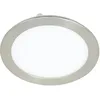 Image de Eglo connect.z Spot LED encastrable pour salle de bains Fueva-Z, extra-plat, Ø 165 mm, lampe ZigBee, contrôlable par appli et commande vocale, blanc chaud   froid, dimmable, nickel-mat, IP44