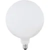 Image de Eglo Lampe LED E27 dimmable, Big Size, ampoule globe de très grande taille en verre blanc opale, 4,5 watts (correspond à 40 watts), 470 lumens, blanc chaud, 2700 Kelvin, G200, Ø 20 cm