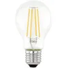 Image de Eglo Lampe LED E27 jour & nuit, ampoule à filament vintage avec détecteur de mouvement et veilleuse, 7 watts (correspond à 60 watts), 806 lumens, blanc chaud, 3000 Kelvin, A60, Ø 6 cm (Lot de 2)