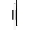 Image de Eglo Applique murale LED Serricella, éclairage d'extérieur avec 2 bâtons lumineux, lampe murale en métal noir, blanc chaud, IP55