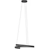 Image de Eglo connect.z Suspension luminaire LED connectée Andabaia-Z, lampe suspendue ZigBee, contrôlable par application et commande vocale Alexa, blanc chaud   froid, lustre en métal noir, dimmable