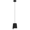 Image de Eglo Suspension luminaire Bolivia, lustre pour salon et salle à manger, plafonnier à suspendre en métal noir et couleur sable, douille E27