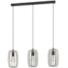 Image de Eglo Suspension luminaire Bajazzara, lustre à 3 lampes pour salon et salle