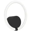 Image de EGLO Applique murale intérieure LED Caranacoa, luminaire d'intérieur minimaliste, lampe pour salon et couloir en métal noir et plastique blanc, blanc chaud