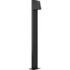 Image de Eglo Lampadaire extérieur LED Stagnone, lampe de jardin sur pied, borne lumineuse en métal noir, potelet éclairage avec ampoule GU10, blanc chaud, IP54