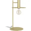 Image de EGLO Lampe de table Escandell, lumière de chevet élégante, luminaire à poser pour salon et chambre, métal en laiton brossé, douille E27