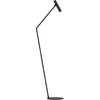 Image de Eglo Lampadaire LED Almudaina, luminaire intérieur à pied avec spot orientable, lampe de salon minimaliste en métal noir, blanc chaud, 157 cm