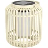 Image de Eglo LED Lampe de table solaire Marliano, éclairage extérieur pour jardin et terrasse, déco rotin balcon, luminaire d'extérieur boho, IP44