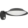 Image de Eglo Applique murale extérieure LED Cerrisi, lampe solaire avec détecteur de mouvement, éclairage mural d'extérieur en plastique noir, IP44