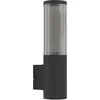 Image de Eglo Applique murale extérieure Salle, lampe murale d'extérieur, éclairage pour entrée et terrasse, luminaire en aluminium et plastique noir, douille E27, IP54