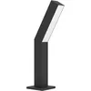 Image de Eglo Potelet éclairage extérieur LED Ugento, lampadaire d'extérieur, borne lumineuse pour jardin et terrasse, lampe de socle en métal noir, IP44, H 36 cm, blanc chaud