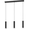 Image de Eglo connect.z Suspension luminaire LED connecté Balamorta-Z, lampe suspendue ZigBee à 3 spots, app et commande vocale, blanc chaud   froid, RGB, intensité variable, métal noir et blanc