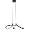 Image de Eglo connect.z Suspension luminaire LED connecté Calarossa-Z, lampe suspendue ZigBee, app et commande vocale, blanc chaud   froid, RGB, intensité variable, métal noir et blanc