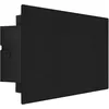 Image de EGLO Applique murale intérieure LED Talamello, lampe d intérieur rectangulaire, éclairage indirect pour couloir et salon, spot mural en métal noir, blanc chaud, 4 x 20 cm