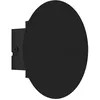 Image de Eglo Applique murale intérieure LED Talamello, lampe d intérieur rectangulaire, éclairage indirect pour couloir et salon, spot mural en métal noir, blanc chaud, Ø 15 cm