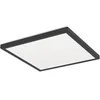 Image de Eglo connect.z Smart Home Plafonnier LED de salle de bain Rovito-Z, ZigBee, app et commande vocale Alexa, blanc chaud-blanc froid, RGB, luminaire à intensité variable, noir, IP44, 29x29 cm