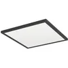Image de Eglo connect.z Smart Home Plafonnier LED de salle de bain Rovito-Z, ZigBee, app et commande vocale Alexa, blanc chaud-blanc froid, RGB, luminaire à intensité variable, noir, IP44, 39x39 cm