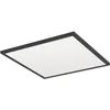 Image de Eglo connect.z Smart Home plafonnier LED de salle de bain Rovito-Z, ZigBee, app et commande vocale Alexa, blanc chaud-blanc froid, RGB, luminaire à intensité variable, noir, IP44, 50x50 cm