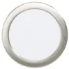Image de Eglo connect.z Lot de 3 spots LED encastrables Fueva 6-Z, jeu de lampes encastrées pour salle de bains, Ø 16,8 cm, ZigBee, app et Alexa, blanc chaud   froid, dimmable, argenté, IP44