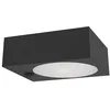 Image de Eglo Applique mural extérieur LED Darfano, lampe de façade solaire avec détecteur de mouvement, éclairage pour terrasse et jardin, spot en plastique anthracite, blanc neutre, IP54