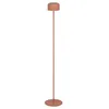 Image de Eglo Lampadaire solaire Roccanova, lampe sur pied extérieure sans fil, luminaire tactile à intensité variable, pour terrasse et balcon, acier rouge, blanc chaud, IP44