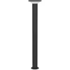 Image de Eglo Lampadaire extérieur LED Rigosa, lampe de chemin sur pied, éclairage d'extérieur pour jardin et terrasse, métal noir et plastique blanc, blanc chaud, IP44