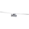 Image de Eglo LED Applique miroir Conettilla, lampe salle de bain, aluminium chromé et plastique blanc, lumière blanc chaud-froid, IP44, L 60 cm