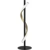 Image de Eglo Lampe de table LED Conaprato, luminaire pour chevet design, déco réglable en métal noir, blanc chaud - froid, H 46,5 cm