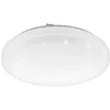 Image de Eglo connect.z Plafonnier LED connecté Frania-Z avec effet cristal, ZigBee, app et commande vocale Alexa, blanc chaud - froid, RGB, lampe de plafond à intensité variable, blanc, Ø 31 cm