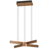 Image de EGLO connect.z lampe suspendue LED Folcino-Z, métal, dimmable, ZigBee, Matter, contrôle app et vocal Alexa, blanc chaud-froid, RGB, finition bronze