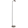Image de Eglo Lampadaire Rigomagno, lampe salon avec spot orientable, luminaire sur pied en métal bronze brossé, lecture douille GU10, 151 cm