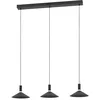 Image de Eglo connect.z lampe suspendue LED Smart-Home Conomavilla-Z, 3 flammes métal dimmable, ZigBee, Matter, contrôle app et vocal Alexa, blanc chaud-froid, RGB, noir