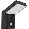 Image de Eglo Applique murale LED extérieure Grottazzolina, lampe d'extérieur avec détecteur de mouvement, aluminium noir, lumière blanche chaude, IP54