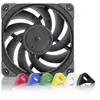 Image de Noctua NF-A12X25 PWM chromax.black.swap Ventilateur pour PC noir (l x H x P) 120 x 25 x 120 mm