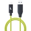 Image de Angelbird USB-A-to-C 3.2 Solid Flex  Cable Lime - 1 ft - Fonctionnalités complètes - pour transfert de données jusqu’à 10 Go/s et compatibilité maximale