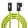 Image de Angelbird USB-C 3.2 Solid Flex  Tether Cable Angle Droit Lime - 14,8 ft / 4,5 m - Fonctionnalités complètes - pour transfert de données jusqu’à 20 Go/s, charge rapide et sortie vidéo haute résolution