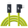 Image de Angelbird Câble USB-C 3.2 Solid Flex Tether Coudé 4,5m Lime Soldes été 2026