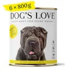 Image de DOG'S LOVE Poulet Classique, Lot de 6 (6 x 800 g)