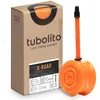 Image de Chambre à air S-Tubo - route - 700c - valve 80mm - orange