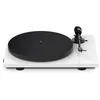 Image de Pro-Ject E1 Phono, Tourne-Disque d’entrée de Gamme Plug & Play avec Pointe elliptique, préamplificateur Phono commutable et Changement électronique de Vitesse (AT3600L, Blanc)