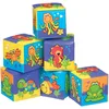 Image de Playgro Cubes Souples pour le Bain, 6 Pièces, Avec des Animaux Multicolores, À partir de 6 Mois, Dimensions : 7 x 7cm, Multicolore, 40093