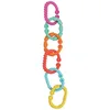 Image de Playgro Jouet pour Poussette, 24 Anneaux, À partir de 3 Mois, Loopy Links, Multicolore, 40134