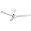Image de Bayside Calypso Ventilateur de plafond 45 W (Ø x H) 1220 mm x 310 mm blanc avec interrupteur mural