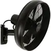 Image de Lucci AIR BK Ventilateur mural 50 W (Ø x H) 410 mm x 460 mm noir pivotant
