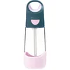 Image de b.box Bottle with Straw gourde avec paille Indigo Pink 1 pcs
