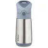 Image de Gourde isotherme en acier inoxydable + paille Chill Out