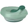 Image de Poche gourde repas bébé rechargeable en silicone Vert