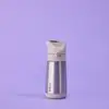 Image de Gourde isotherme en acier inoxydable + paille Latte