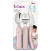 Image de Set de couverts bébé en inox Blush