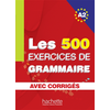 Image de Les 500 Exercices de Grammaire - Livre + corrigés intégrés (A2)